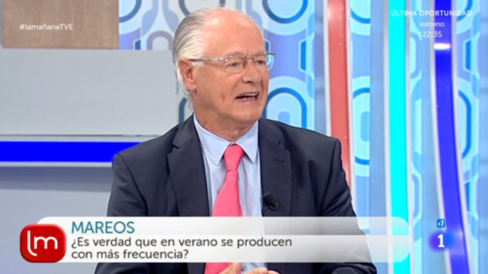 El Dr. Jesús Algaba, del Servicio de Otorrinolaringología de Policlínica Gipuzkoa, explicó la diferencia entre mareo y vértigo en el programa de TVE1 “La Mañana”.
