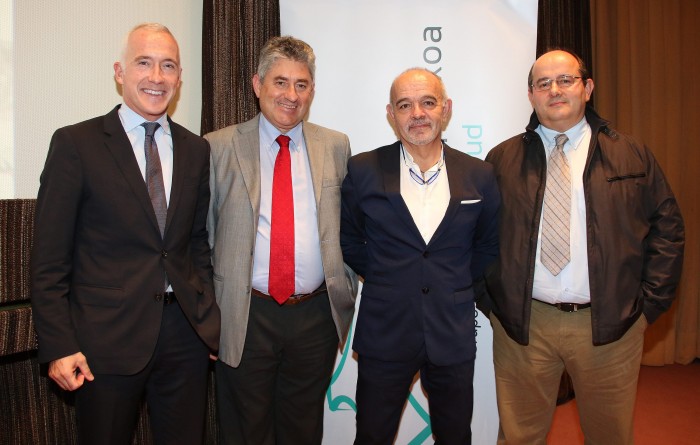 Carlos Saga, Ricardo Cuéllar, Toño Lara y José Luis Elósegui.