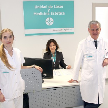 Equipo Unidad de Medicina Estética y Láser del Hospital de Día Quirónsalud Donostia 1